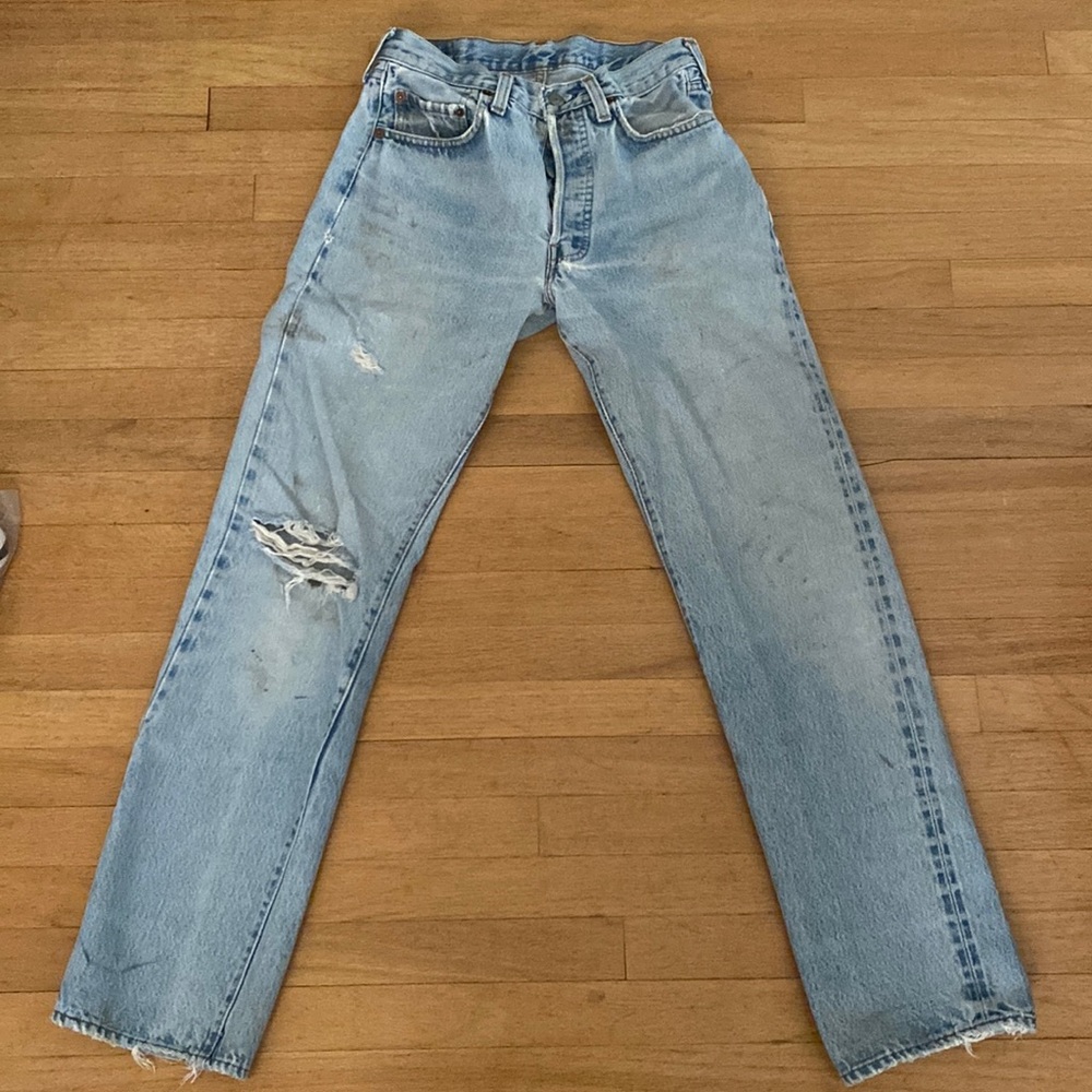 Naturally Distressed Vintage 501 Levi’s Jeans